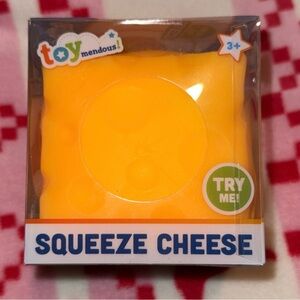 Toymendous Squeeze Cheese Toy - Yellow